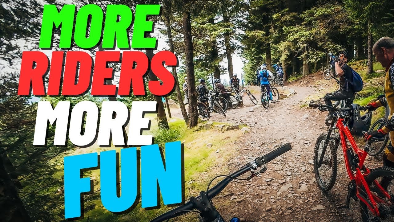We Did A Big MTB Group Ride At Glentress