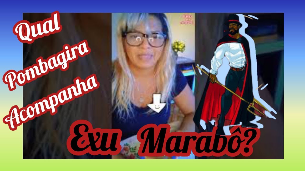 🔮Qual é a Pombagira que acompanha o Exu Marabô??🎩 #marabo #pombagira #exu  #macumba#quimbanda