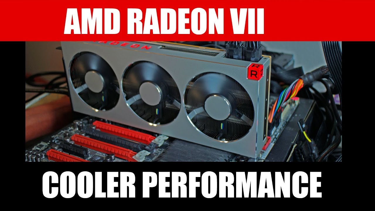AMD Radeon VII (Seven) | Noise and Temperatures | Cooler Performance | Vega 20 7 nm