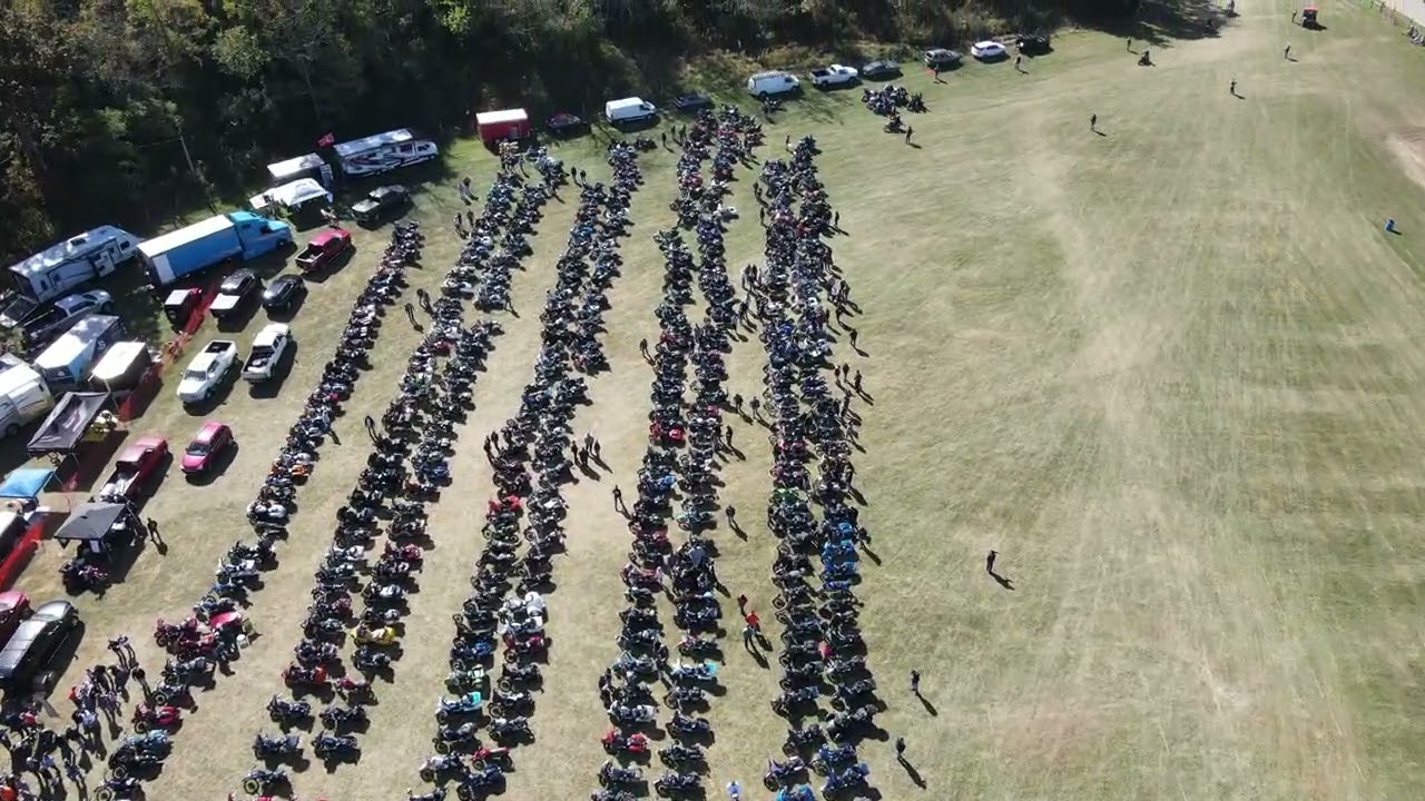 Devil's Staircase - Motorcycle hill climb event - drone footage
