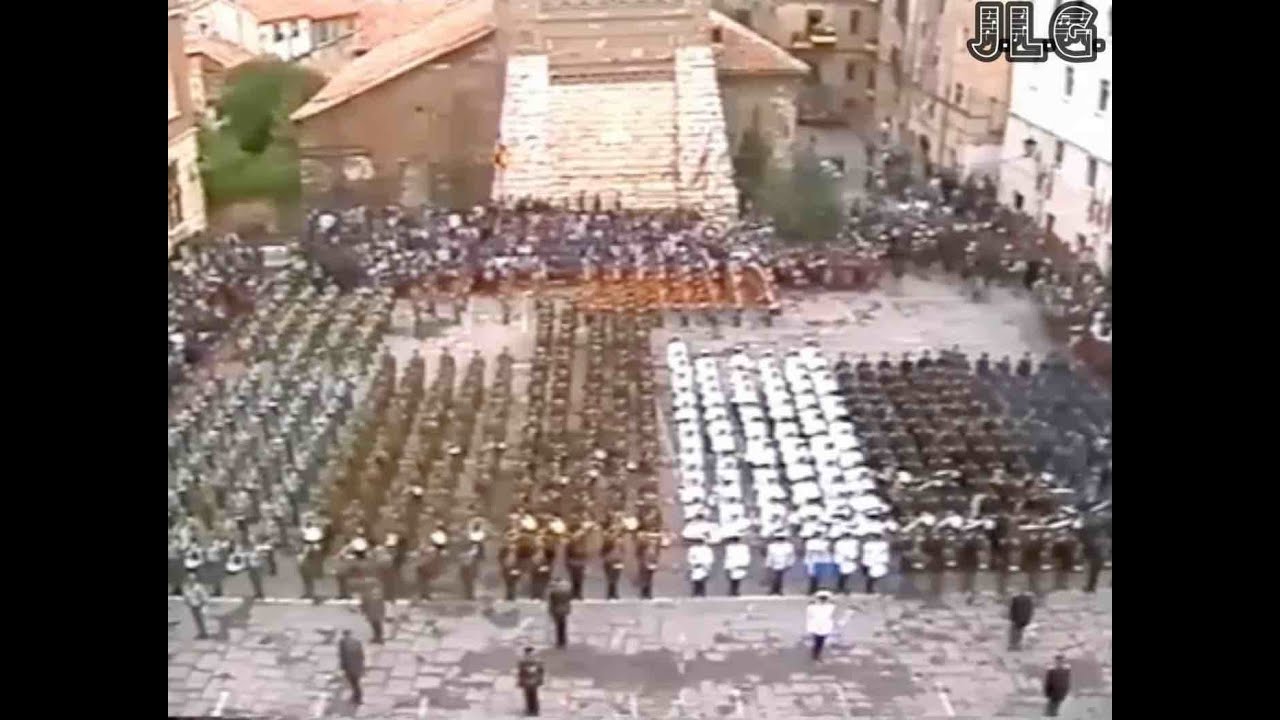 Banda de M&uacute;sica Conjunta de los Tres Ej&eacute;rcitos-V Festival de Musica Militar Teruel 1982- Acto Final