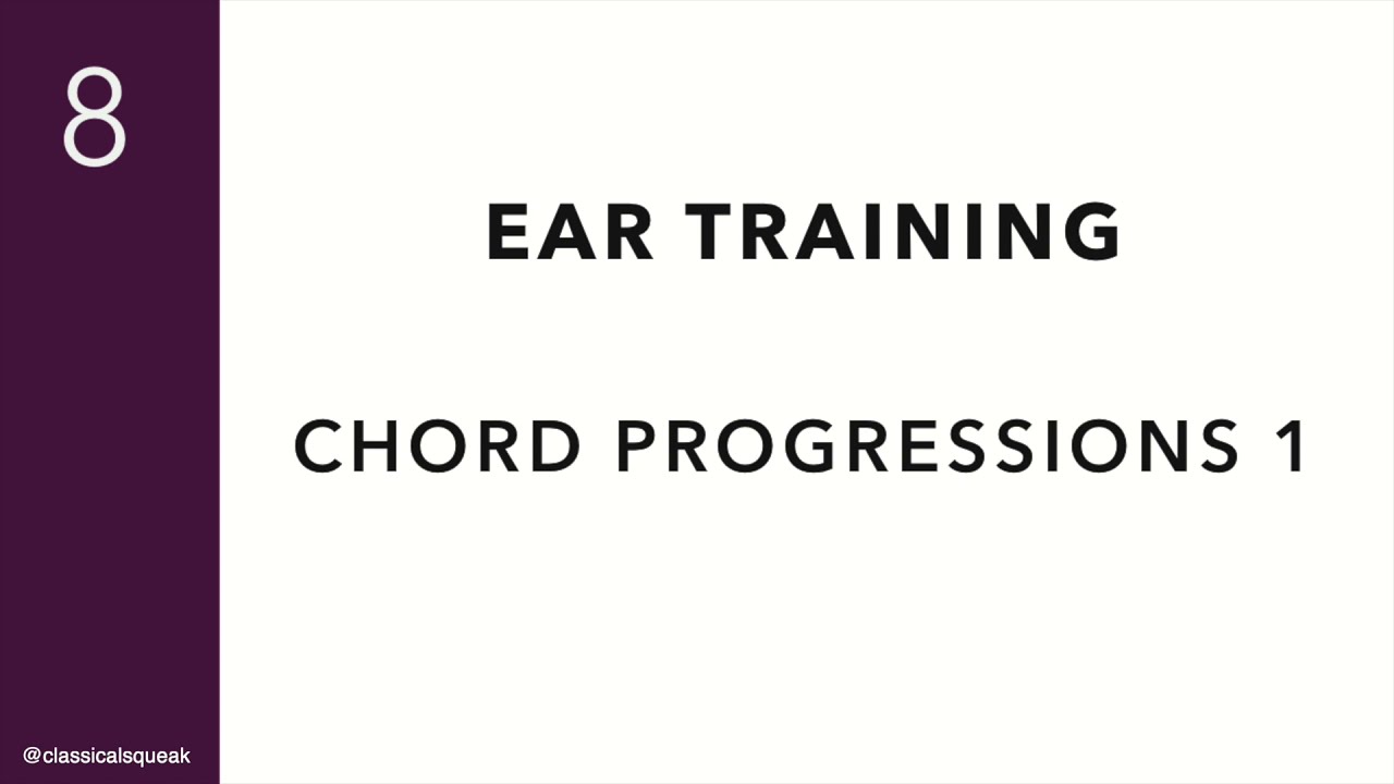 RCM Level 8 Chord Progressions (Ear Training) | Set 1