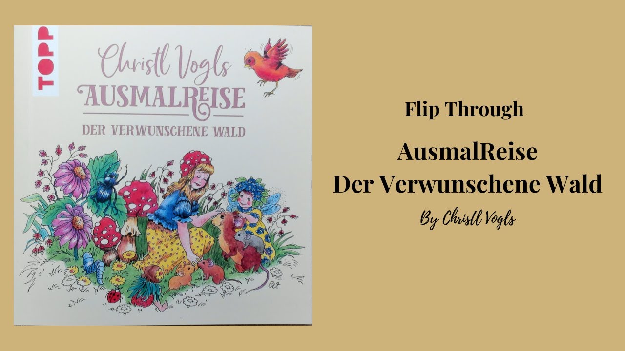 Flip Through AusmalReise Der Verwunschene Wald