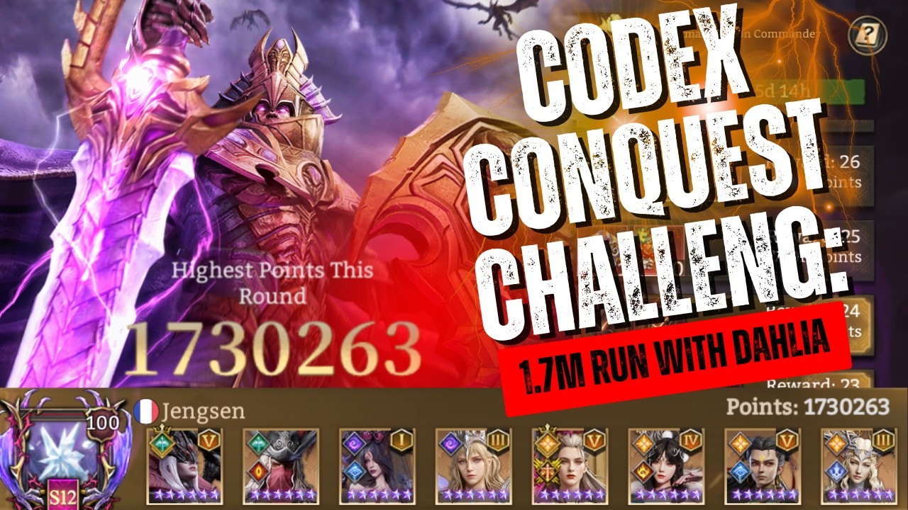 New Immortal Codex Hard Mode Updated run !! 1.7M playthrough run with gear | Watcher of Realms