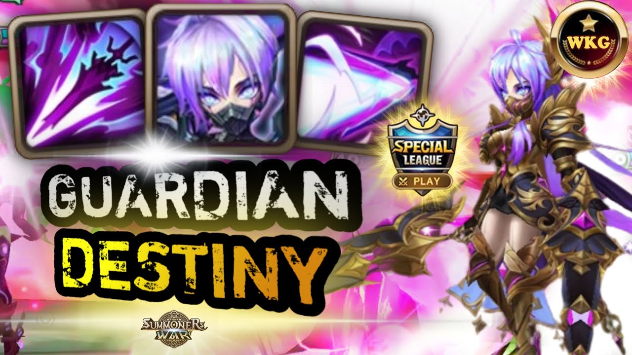 NEW SKIN TRANSMO GUARDIAN FOR DARK BATTLE ANGEL IN RTA SUMMONERS WAR