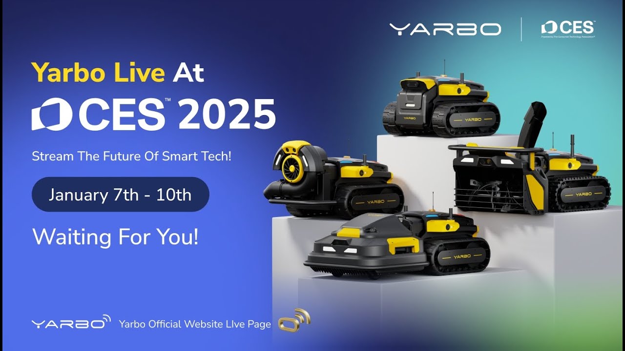 Yarbo at CES 2025: Join Us On-Site and Online!