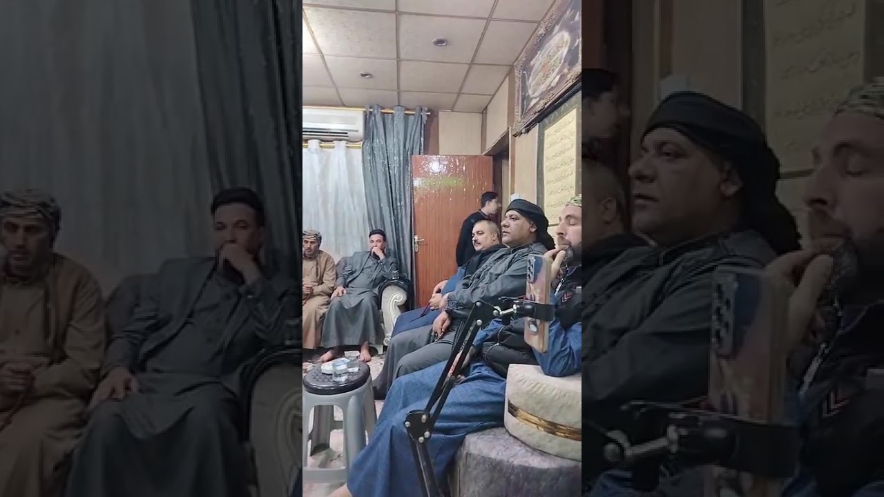 المداح عامر العزاوي من تكية السيد صلاح الحداد رحمه الله 