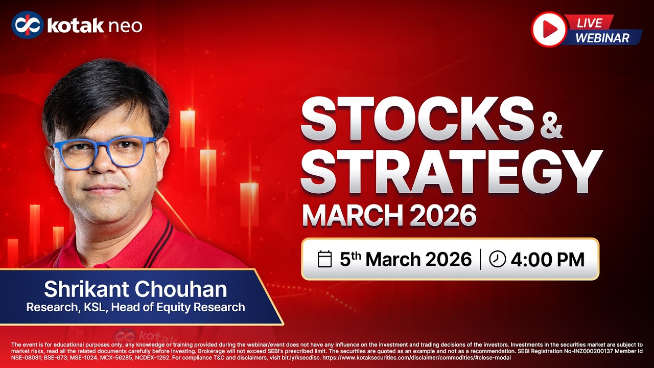 LIVE | STOCKS & STRATEGY MARCH 2026