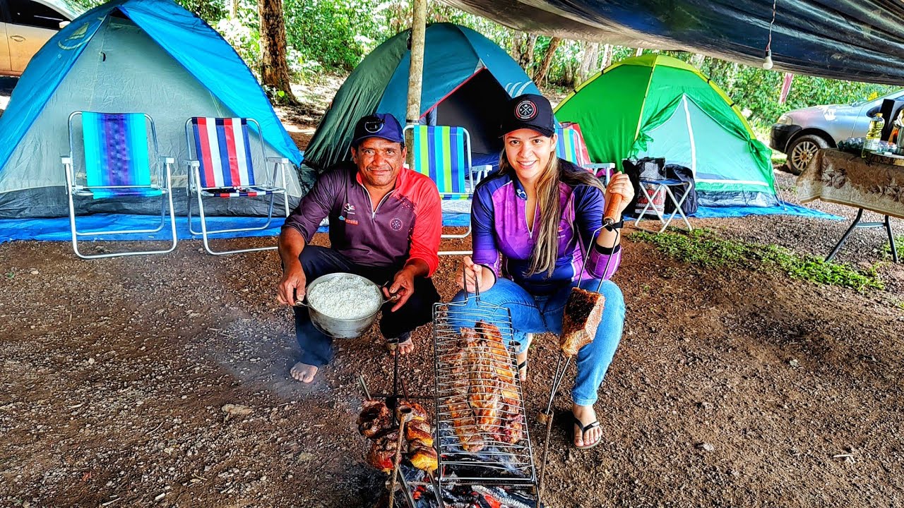 Olha só a surpresa que @VeidorioOriginal fez pra gente no acampamento, fizemos churrasco pantaneiro