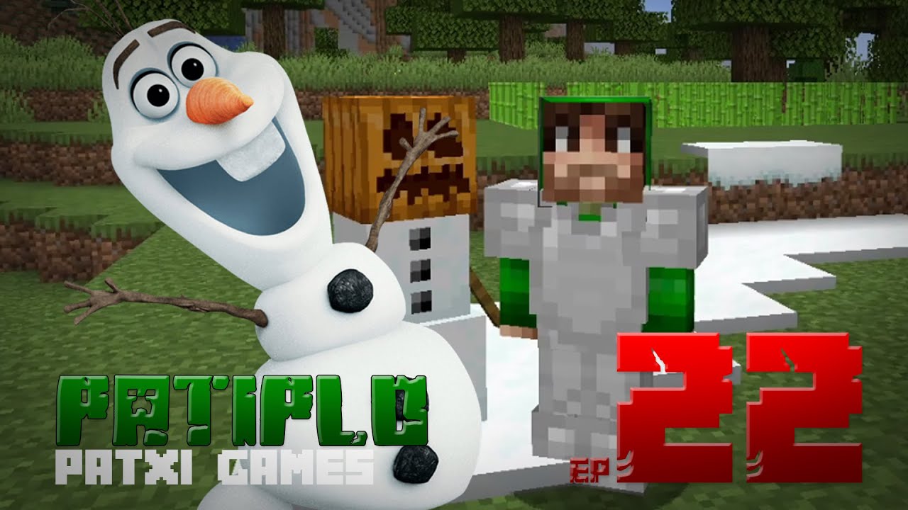 HACER UN MU&Ntilde;ECO DE NIEVE #PATIPLO 22 | minecraft suvival Patxi Games #teampatxi
