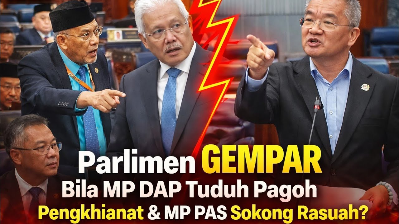 Dewan Kecoh Bila YB DAP Tuduh Pagoh Pengkhianat & YB PAS Sokong Rasuah?