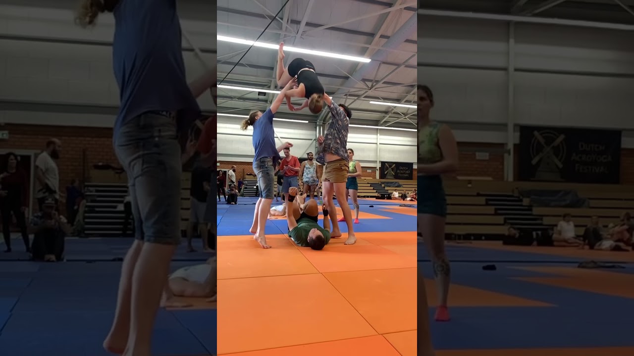 THE CRAZIEST ICARIAN TRICK WE'VE EVER ATTEMPTED! - Arabian at the DAYF - The Acroyoga Show #shorts