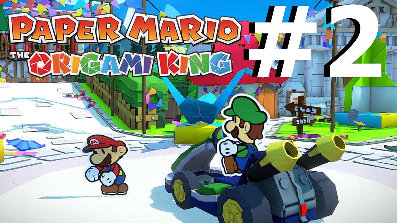Прохождение Paper Mario: The Origami King. Часть 2. Поиск семени души для старого дедушки.