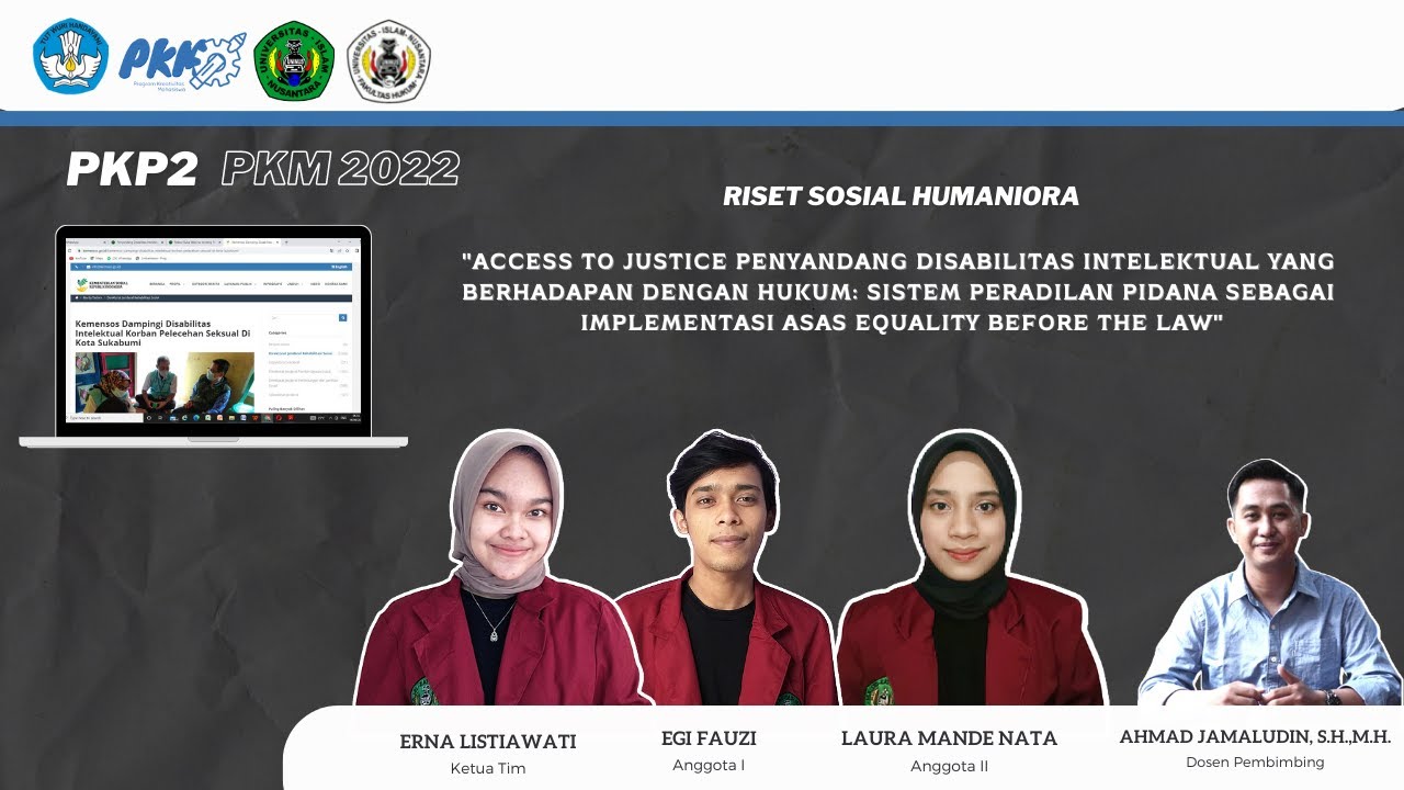 PKP2 PKM Riset Sosial Humaniora | Tim Peneliti Uninus 2022 | Direktorat Pembelajaran & Kemahasiswaan
