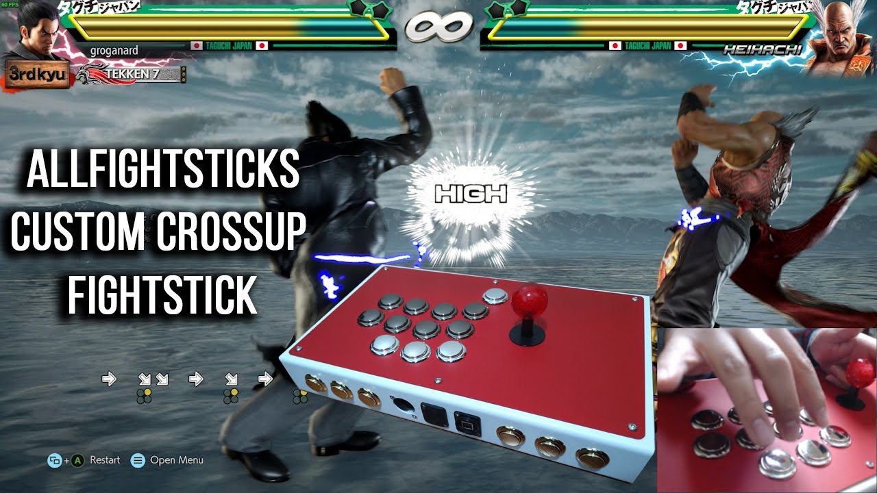 AllFightSticks Custom Crossup Fightstick