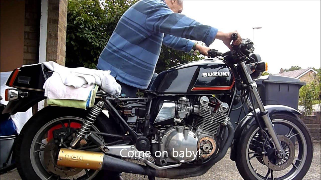 Suzuki GS1100 G First Start After Carburetor Strip Down