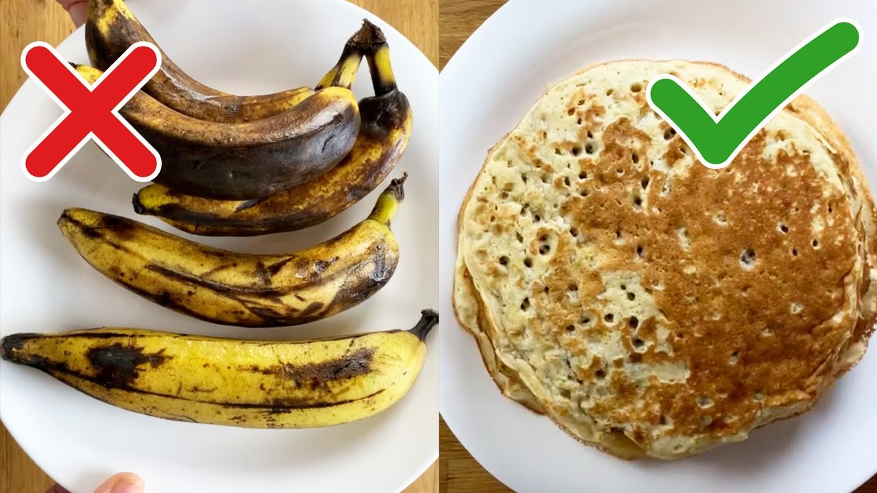 Ne jetez pas les bananes trop mûres ! Prenez une fourchette et essayez cette recette