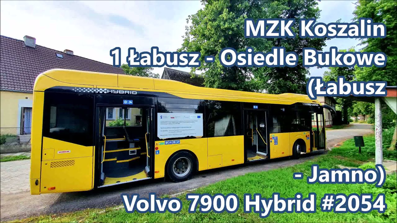 MZK Koszalin - Volvo 7900 Hybrid #2054, linia 1