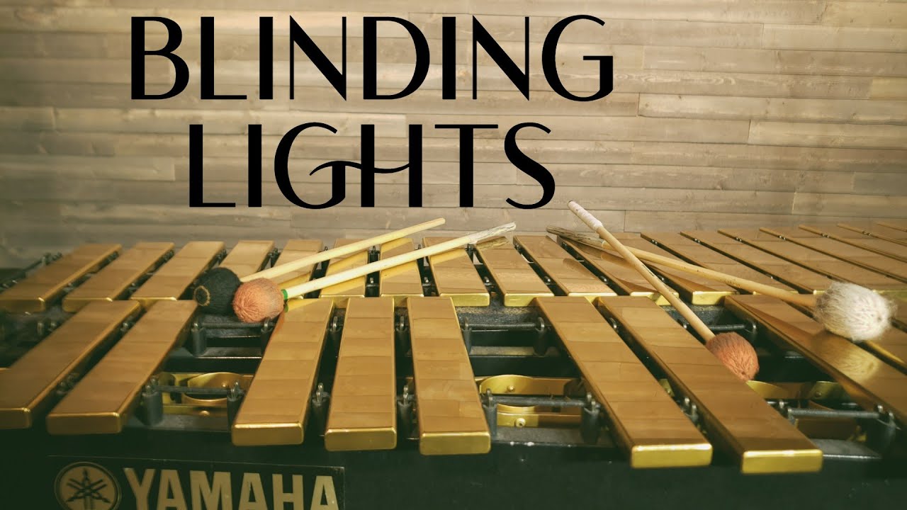 Blinding Lights The Weeknd for Solo Vibraphone Cover