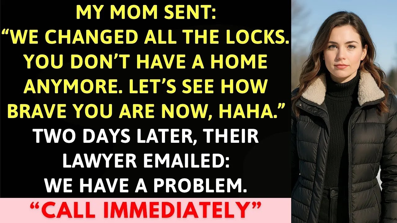 My Mom Changed the Locks and Told Me I Had No Home — So I Took Half the House Legally
