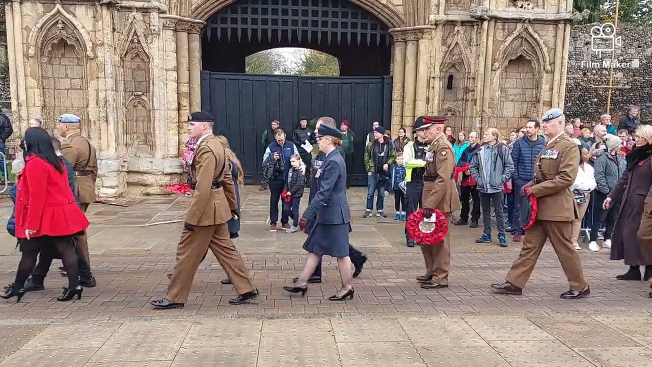 Bury St Edmunds Remembrance Sunday 13 November 2022