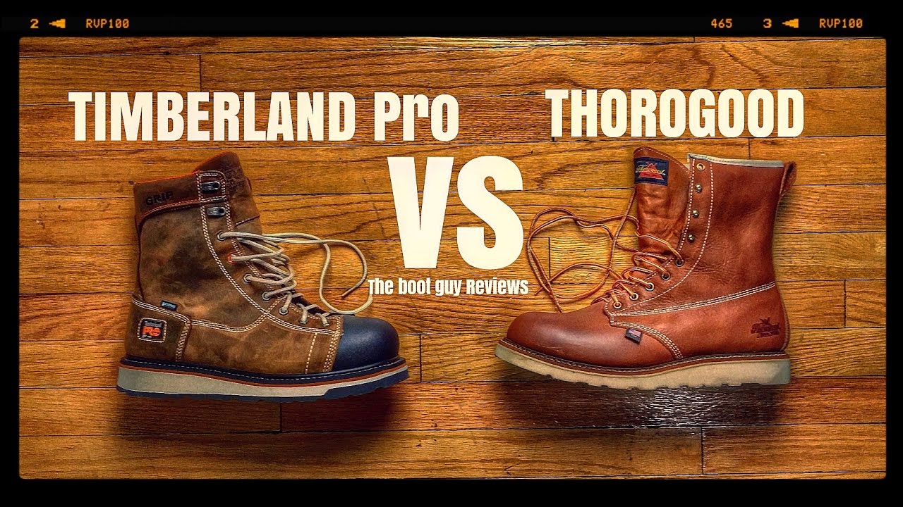 VOTE! Thorogood vs Timberland pro [ The Boot Guy Reviews ]