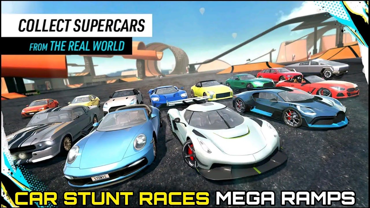 All Cars Unlocked - Car stunt races mega ramps - car game