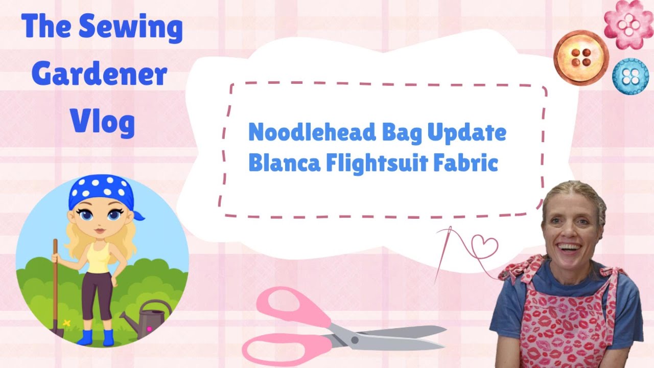 Vlog 9 - A quick weekly update that includes my Noodlehead bag & Flight Suit Fabric