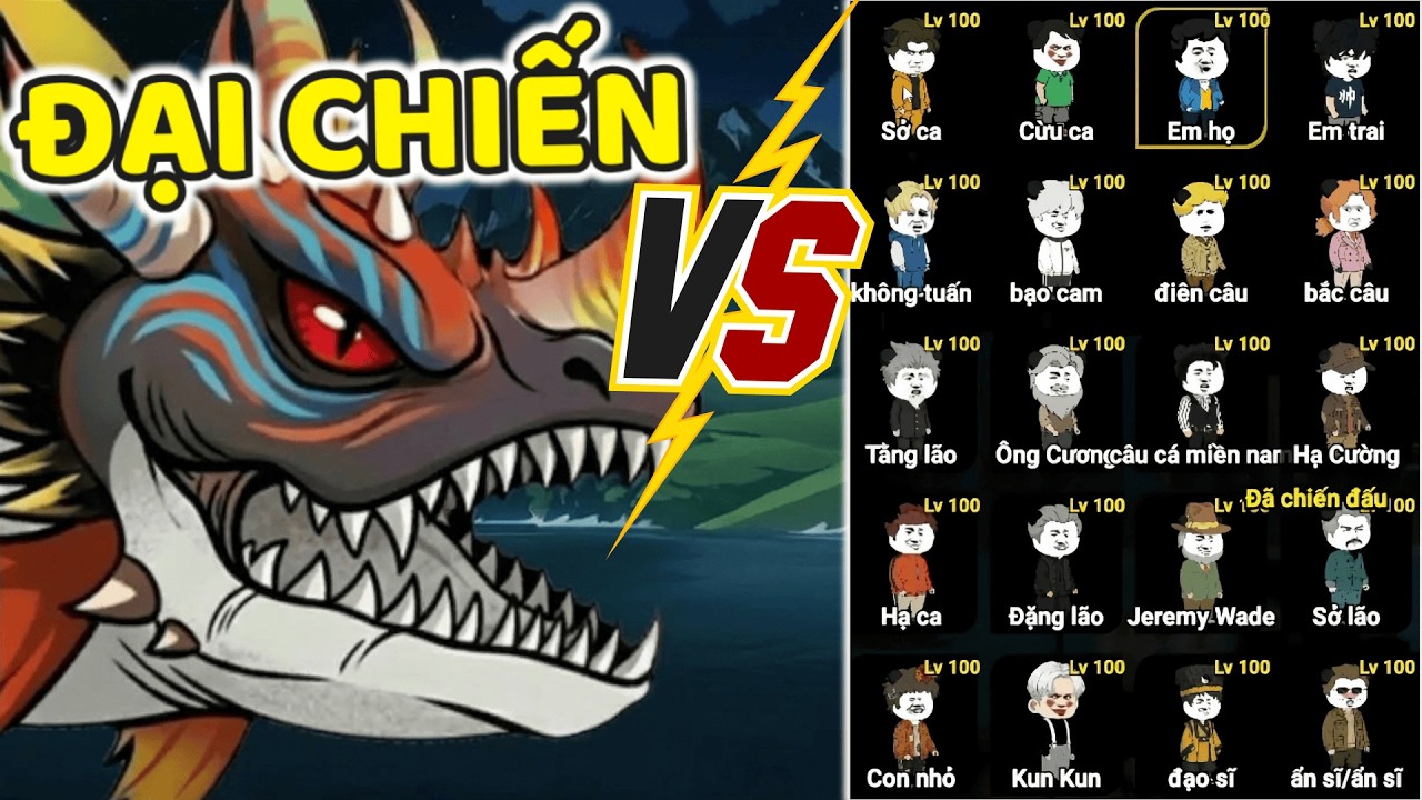 THNE PHÁT HIỆN 1 NHÂN VẬT 1 CẦN CÂU ĐẠI CHIẾN TẤT CẢ TRONG CÂU CÁ VẠN CÂN