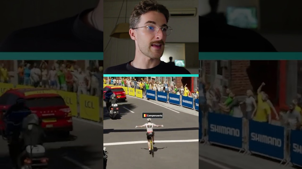 My new FAVOURITE feature on Pro Cycling Manager 25 🤣#procyclingmanager25 #polkadotjersey #procycling