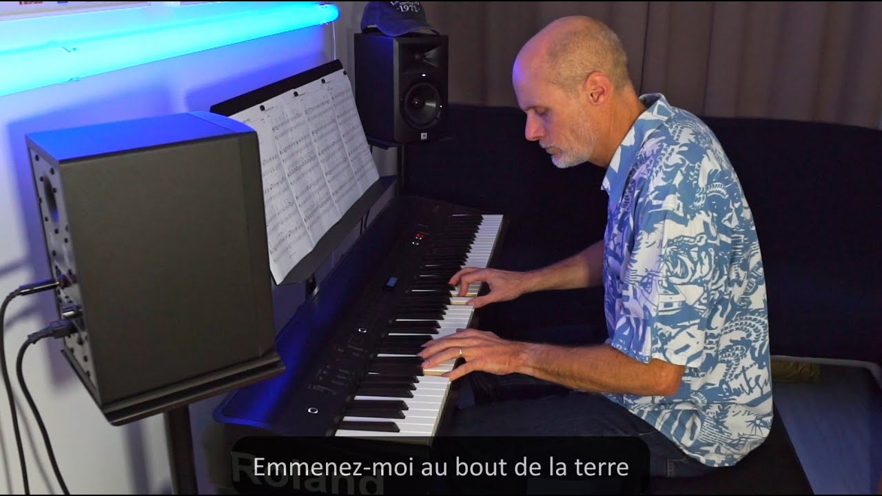 Charles Aznavour -  Emmenez-moi - Piano - KARAOKE