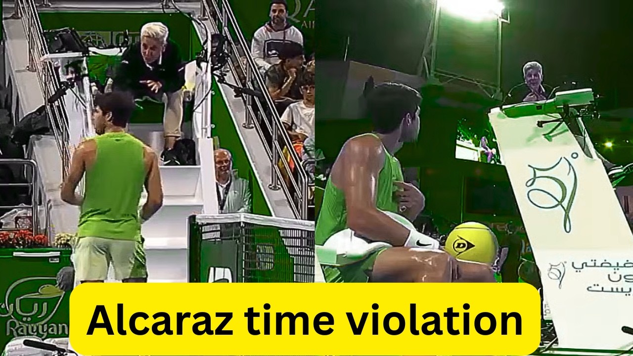CARLOS ALCARAZ BLASTS ATP TIME RULE AFTER HEATED UMPIRE CLASH IN DOHA