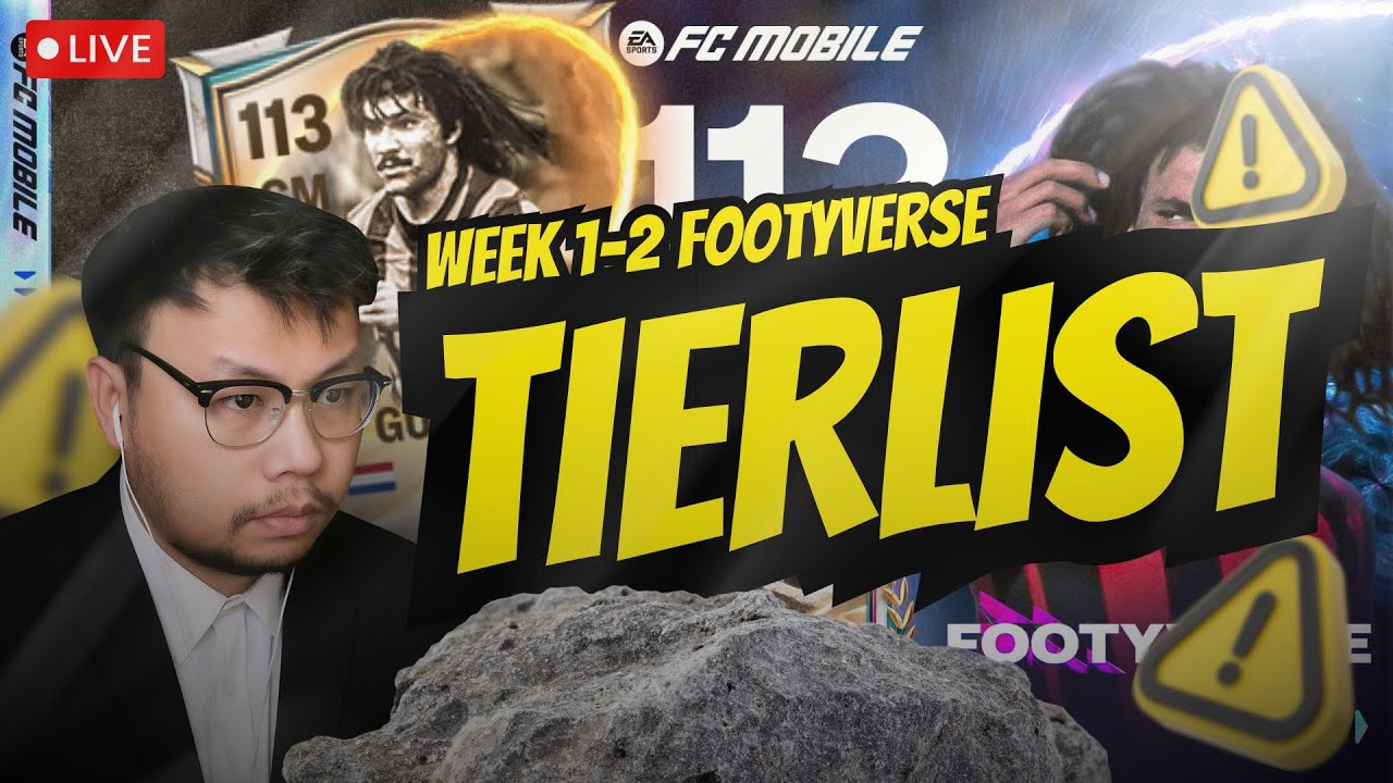 SIAPA PEMAIN TERBAIK WEEK 1&2 FOOTYVERSE?? TIERLIST PEMAIN FOOTYVERSE!!