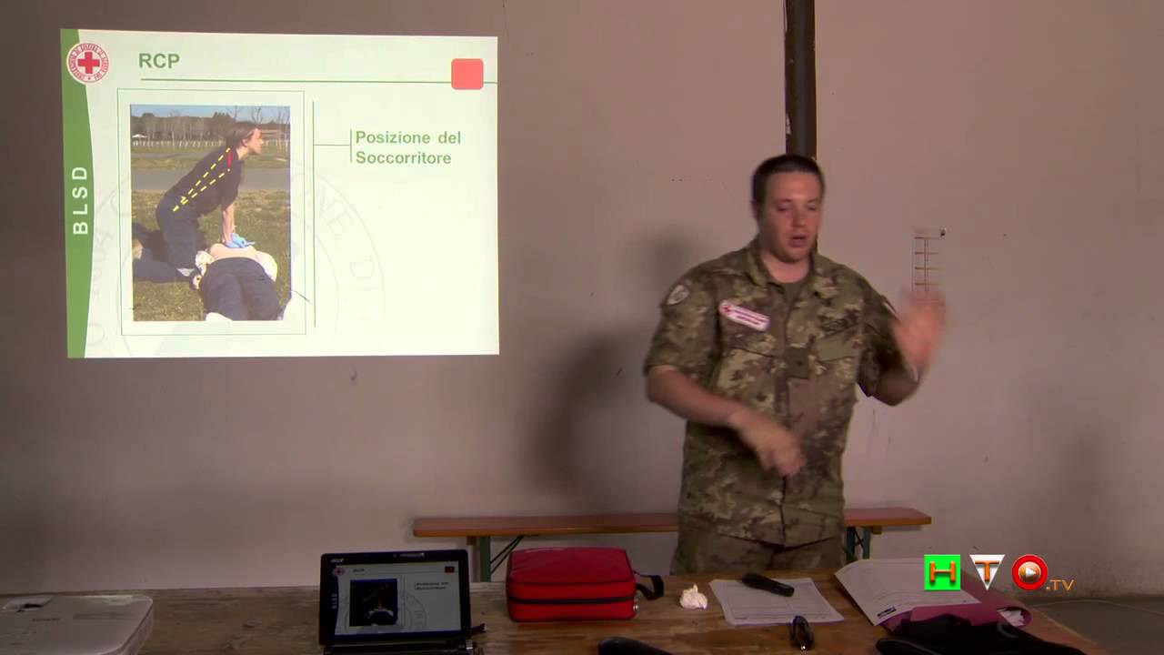 Corpo Militare della Croce Rossa Italiana - Corso BLSD - www.HTO.tv