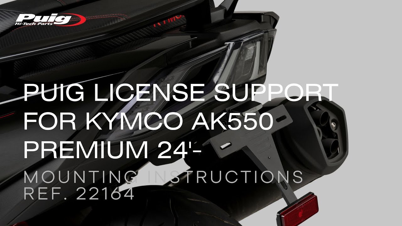 REF.22164N - LICENSE SUPPORT FOR KYMCO AK550 PREMIUM 24'-