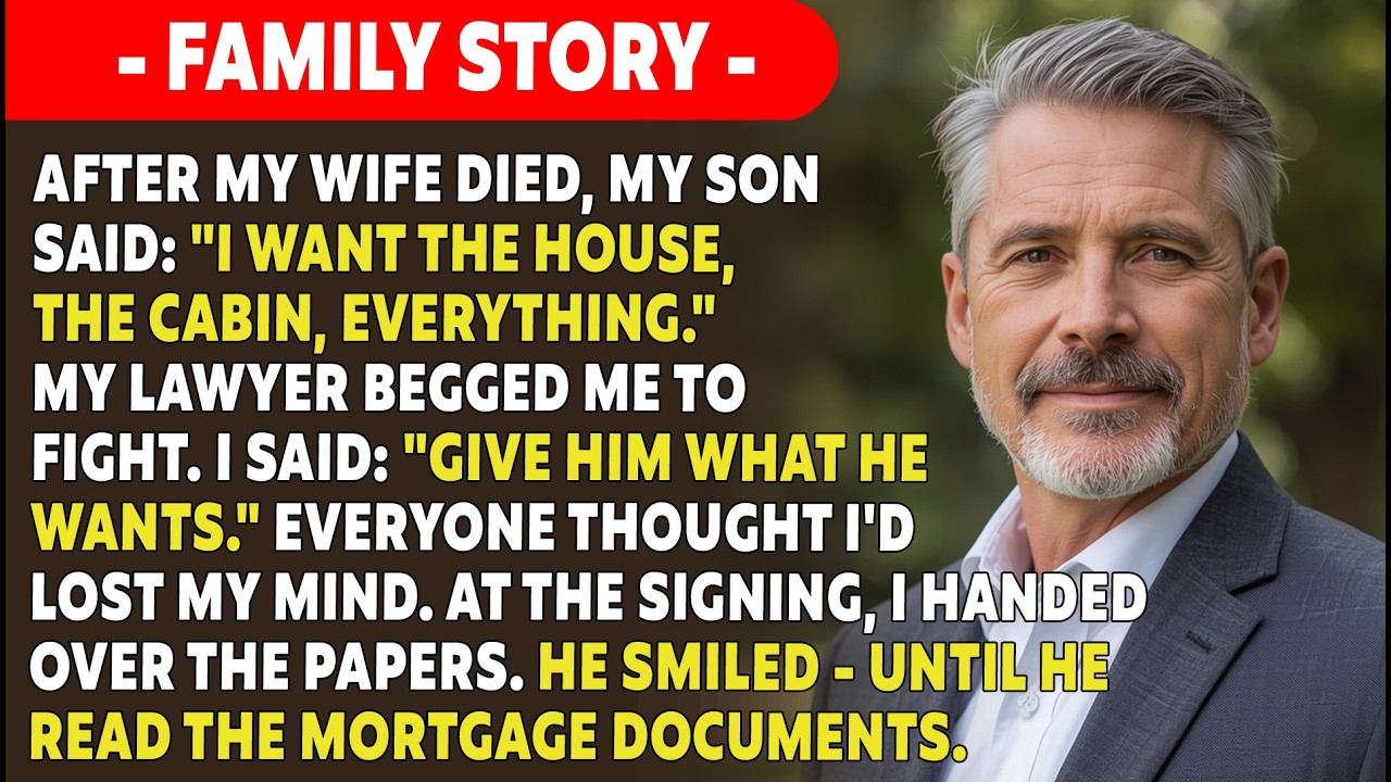 I Gave My Greedy Son Exactly What He Wanted. His Lawyer Read The Debt Statement And Froze...