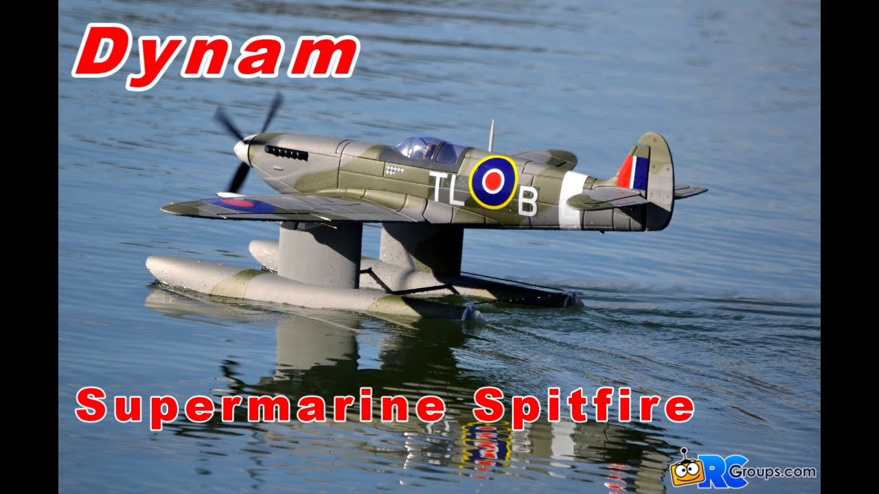 Dynam Spitfire on Floats - RCGroups Flight Video