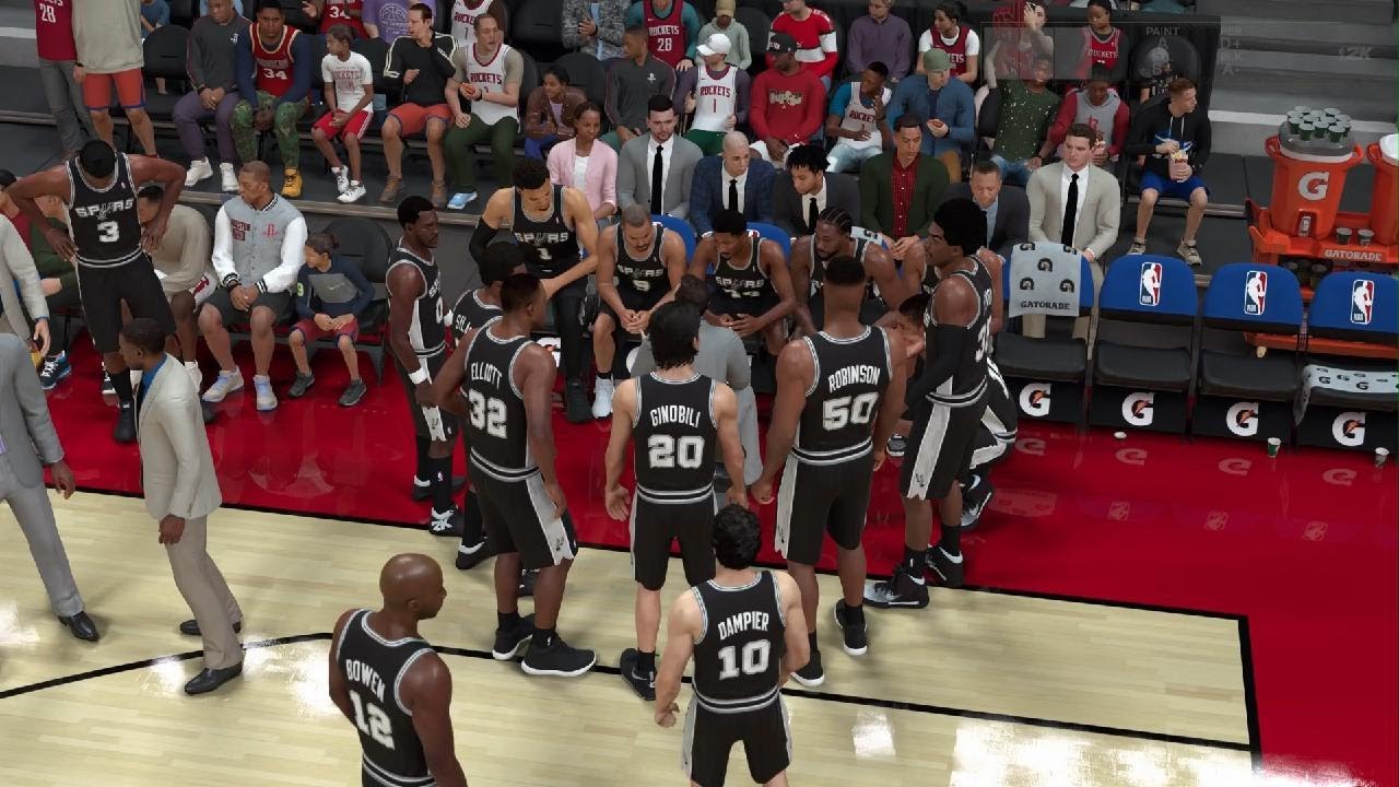 NBA 2K26 2nd Season Houston Rockets vs San Antonio Spurs Regular James Harden 29pts