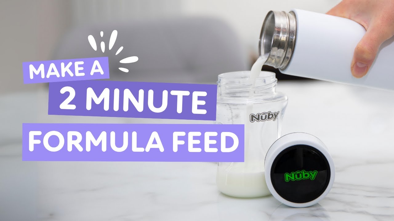 Make a 2 minute formula feed with RapidCool&trade; | Nuby UK