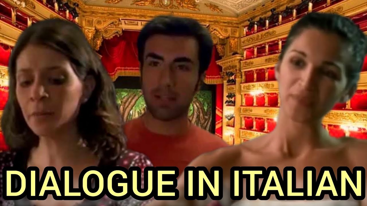 Learn italian with subtitles and  native Italian speakers. Conversation in italian  SUB ITA ENG