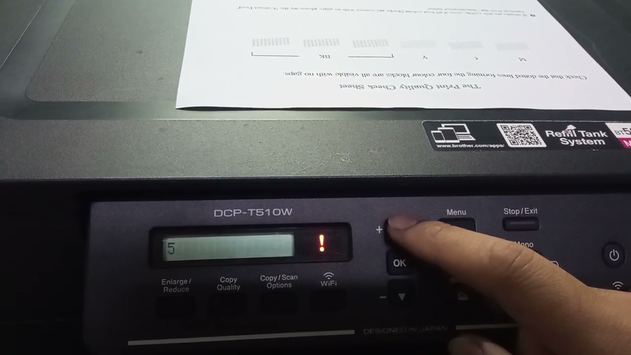 brother dcp-t510w สีเพี้ยน สีไม่ออก สีออกไม่ครบ วิธีแก้ไข #ซ่อมปริ้นเตอร์ขอนแก่น