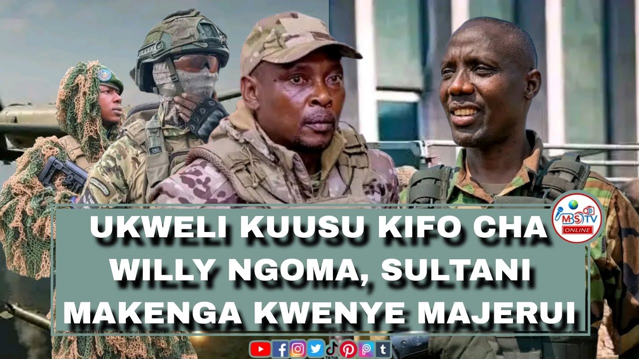 WILLY NGOMA KAFARIKI DUNIA , SULTANI MAKENGA KWENYE MAJERUI 