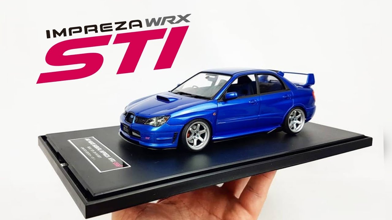 Building a Subaru Impreza WRX STi 1/24 scale model car