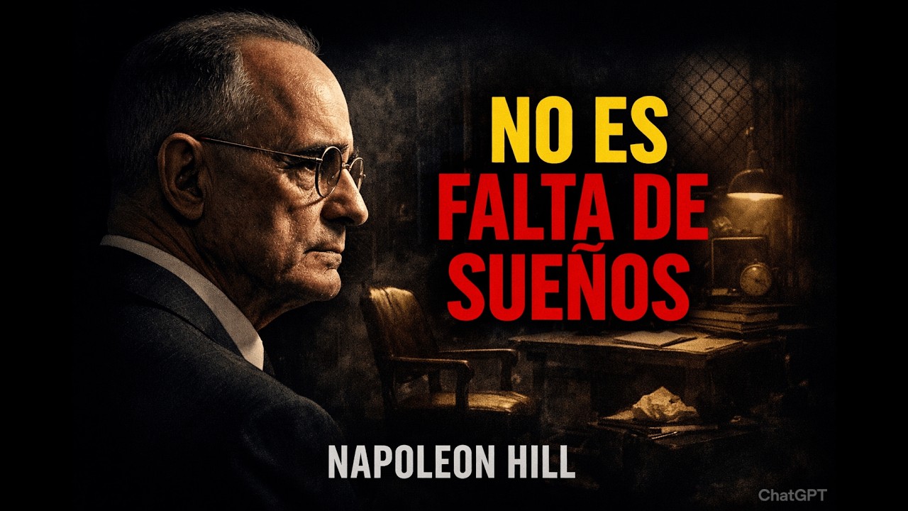 NAPOLEON HILL TENÍA RAZÓN: SOÑAR SIN ACTUAR TE ESTÁ DESTRUYENDO EN SILENCIO