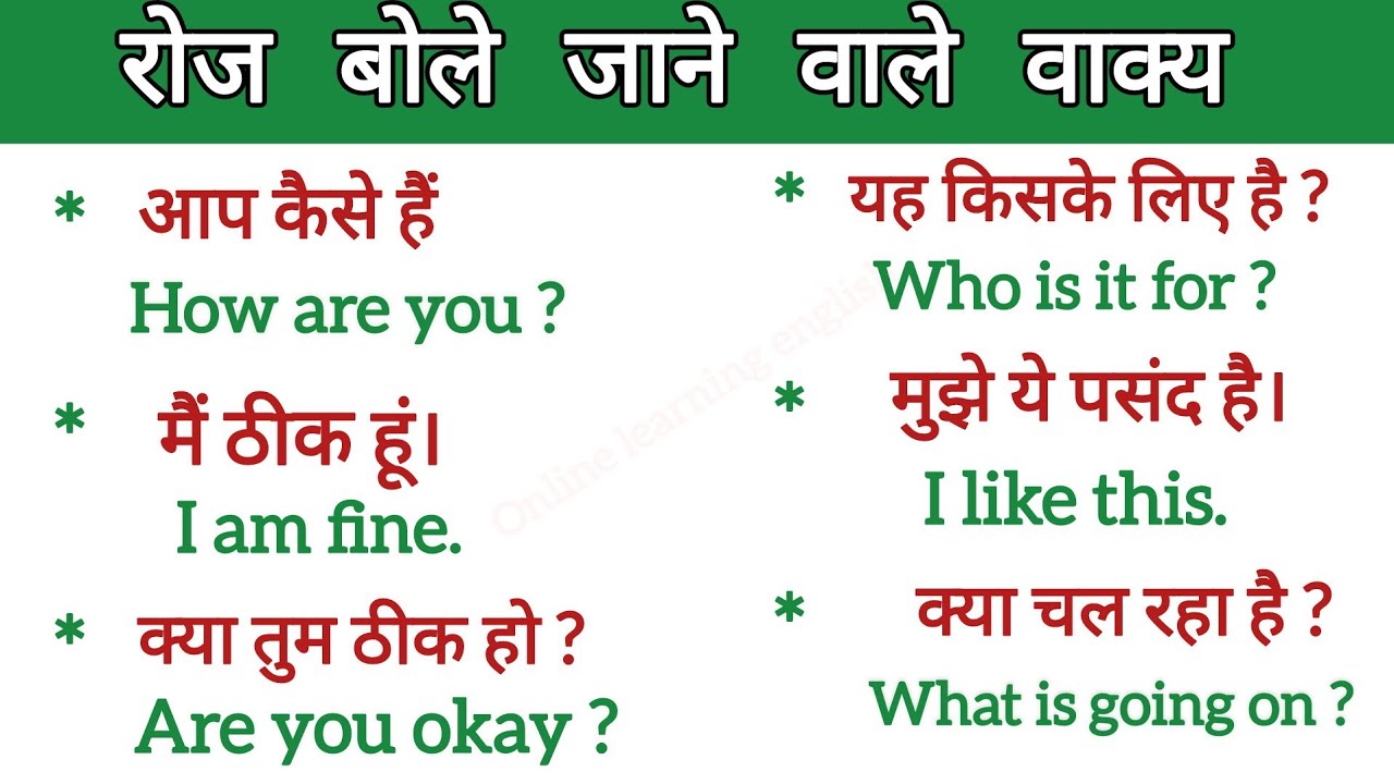 250 रोज बोले अंग्रेजी वाक्य | daily use English sentences | English speaking practice