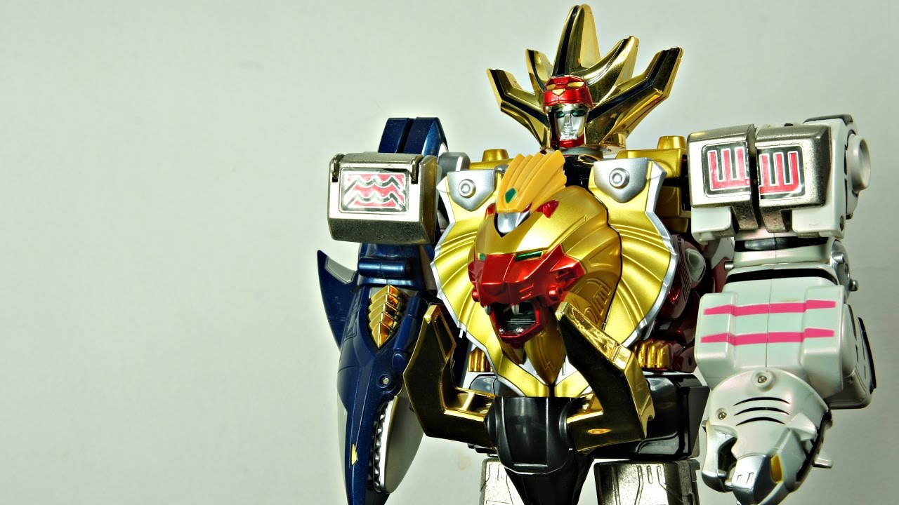 Review DX Chogokin Wild Force Megazord - Gaoking 百獣合体ガオキング