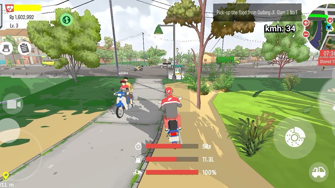 Ojol life simulator // Gameplay // new update.