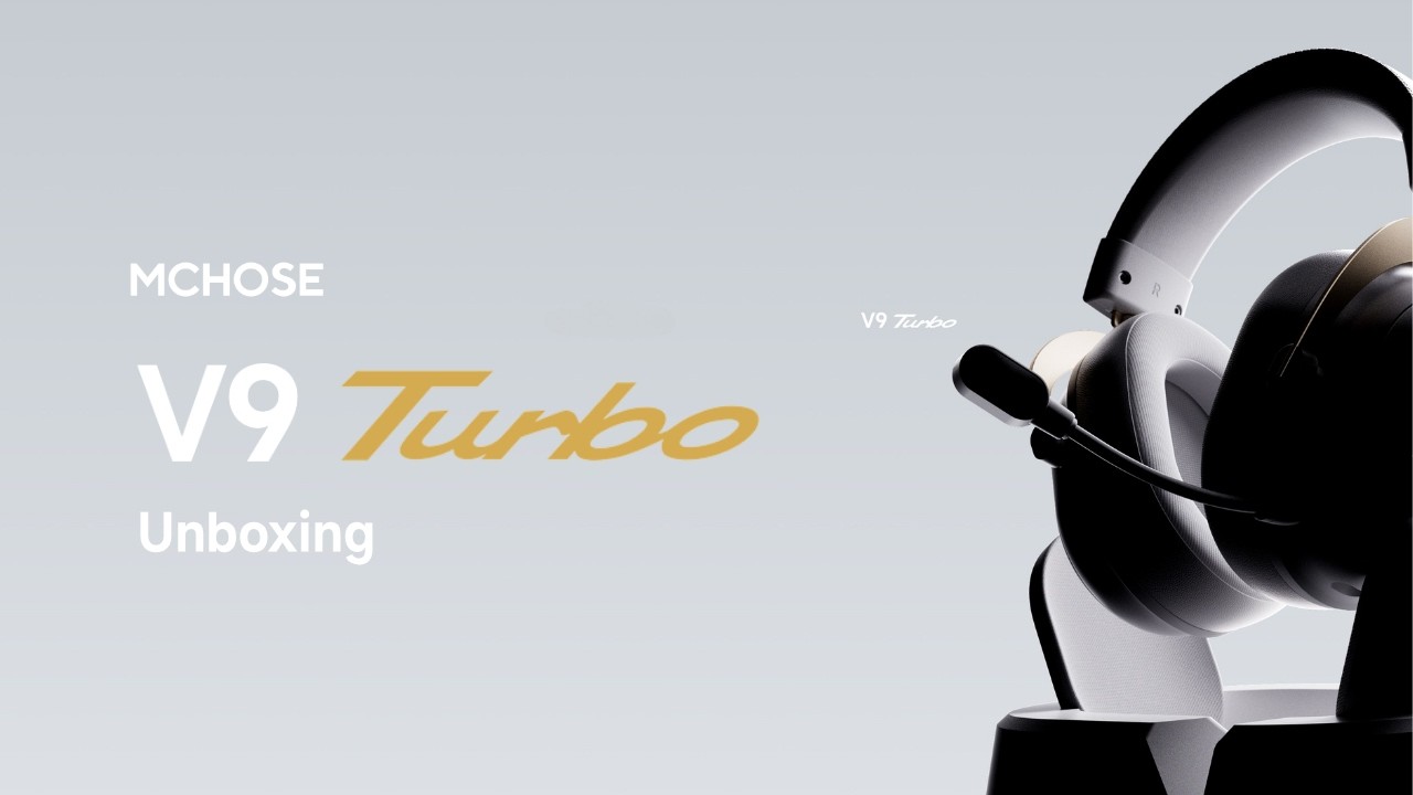 Unboxing MCHOSE V9 Turbo Magnetic Wireless Gaming Headset🔥 