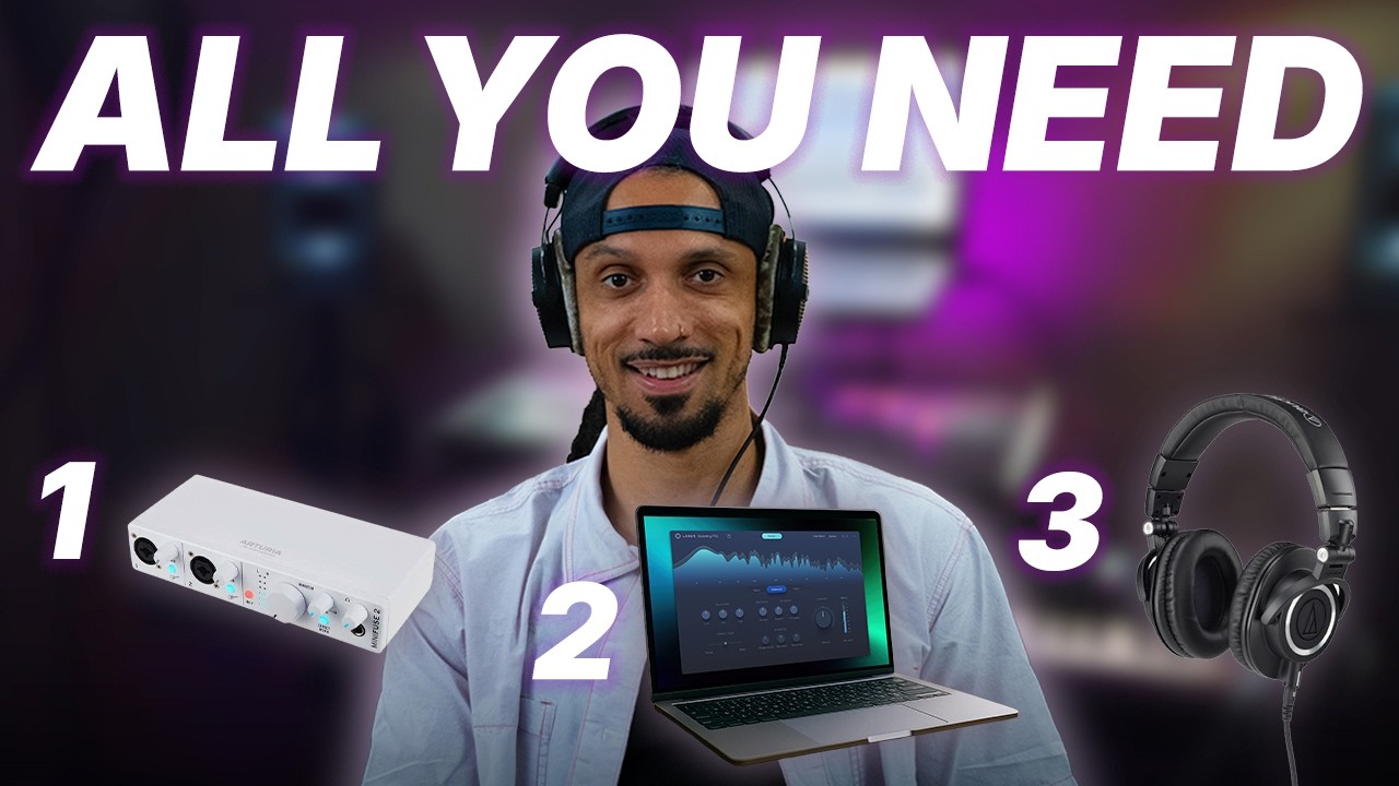 Home Studio Setup for Beginners (3 Things at a Low Budget!)