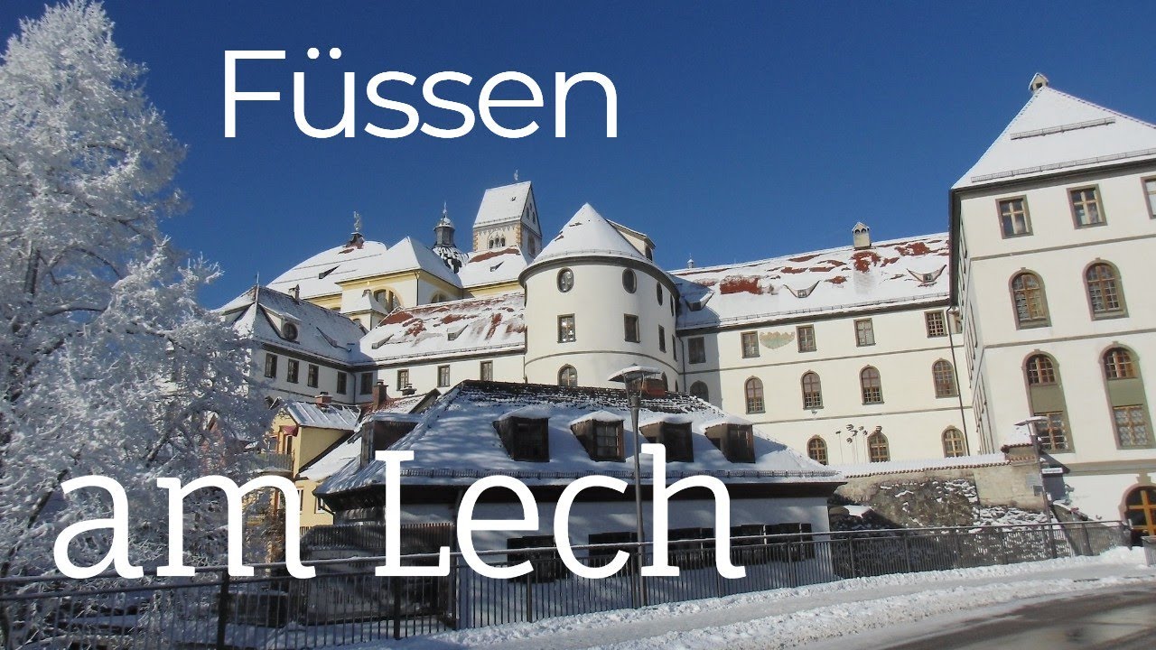 Füssen am Lech - Rundgang durch die Altstadt im Winter 2022